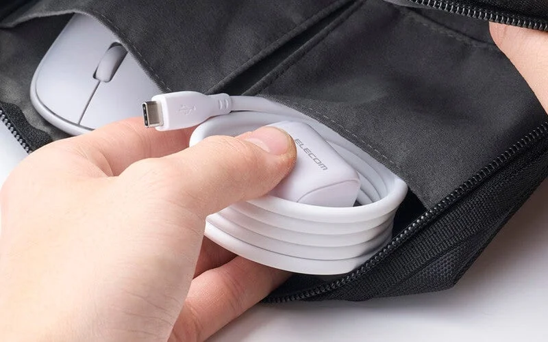 スムーズに収納できる(シリコンタイプ)