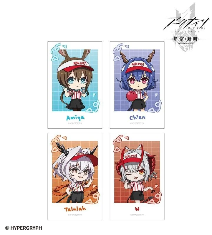 ちびキャラ アクティビティスタッフver. イラストカード4枚セット ver.A