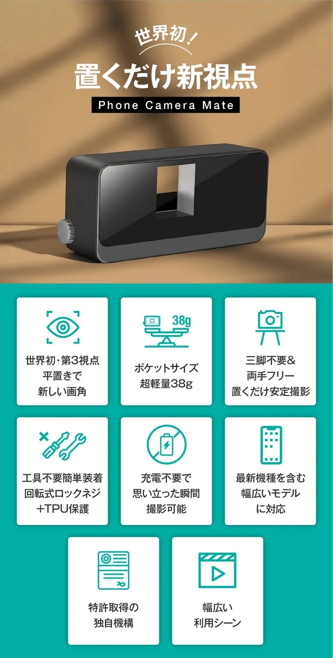 製品の全体像と特徴の羅列