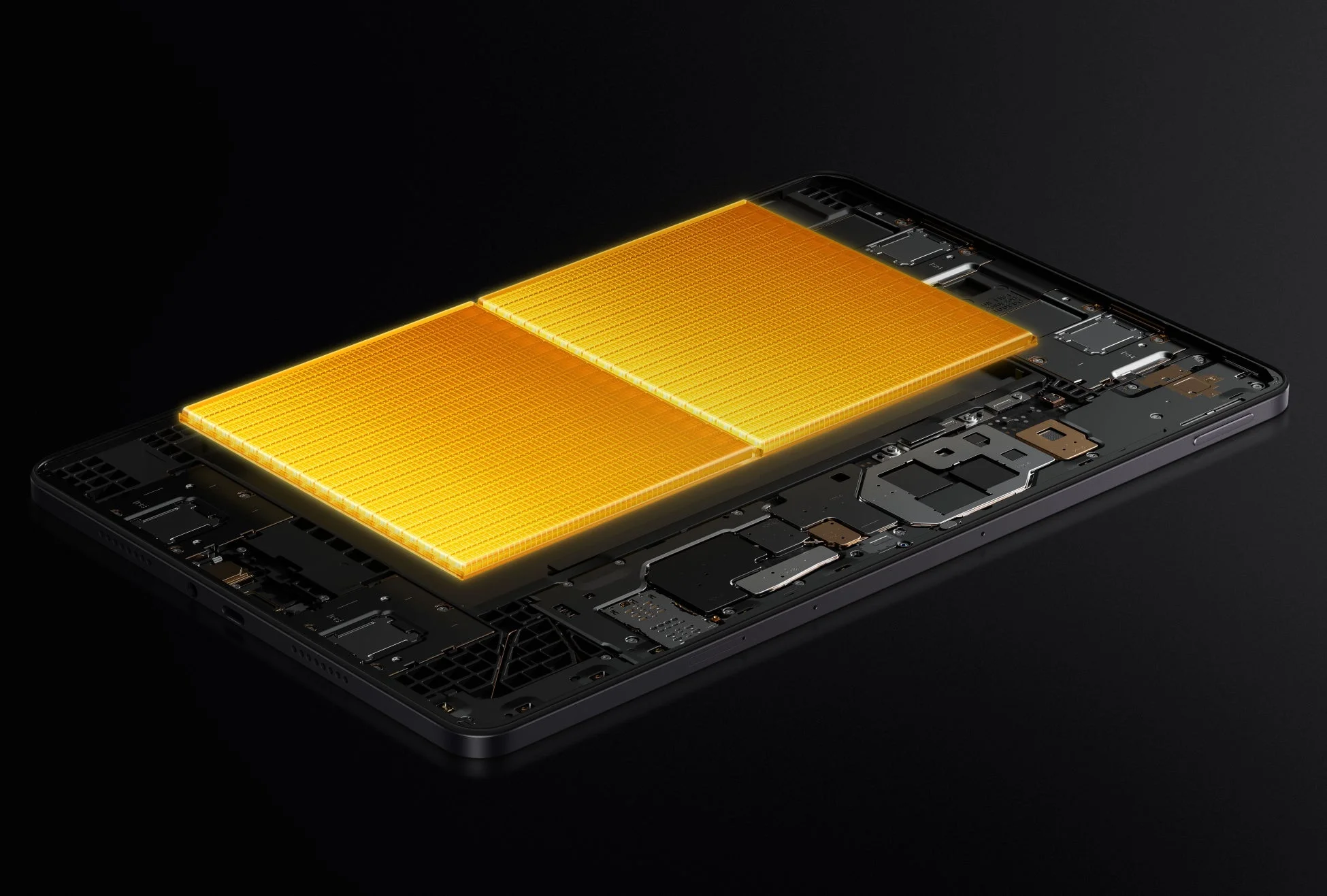 電子機器の内部構造を示す画像