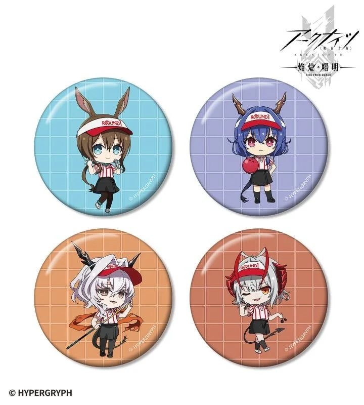 ちびキャラ アクティビティスタッフver. 缶バッジ4個セット ver.A